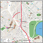 MBTA Andrew Neighborhood Map
