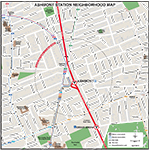 MBTA Ashmont Neighborhood Map