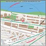 BU East Neighborhood Map