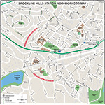 MBTA Brookline Hills Neighborhood Map