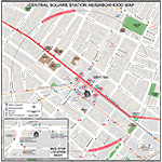 MBTA Central Neighborhood Map