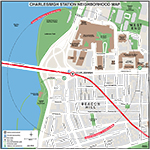 MBTA Charles/MGH Neighborhood Map