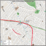 MBTA Davis Neighborhood Map