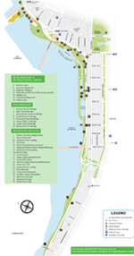 Map of the Esplanade