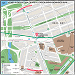 MBTA Hynes Neighborhood Map