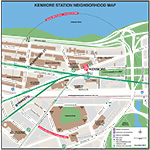 MBTA Kenmore Neighborhood Map