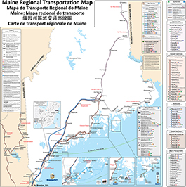 Maine Regional Transportation Map