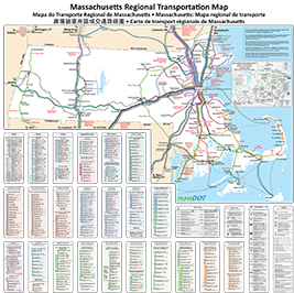 Massachusetts Regional Transportation Map