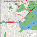 MBTA Braintree Neighborhood Map