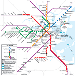 2005 Massachusetts Bay 
Transit Authority Subway Map