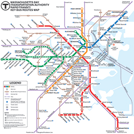 2009 Massachusetts Bay 
Transit Authority Subway Map