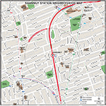MBTA Shawmut Neighborhood Map